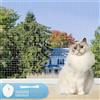 NEWFUN Rete per Gatti per Balcone, 3X6M Rete Gatti Balcone, Rete per Gatti, Rete di Sicurezza per Gatti Robusta, Durevole e Resistente alle Intemperie con Corde di Fissaggio, Picchetti e Fascette