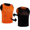 SPORTSBIBS SPORTBIBS Pettorina Bilaterale Double Face Riutilizzabile da Allanamento Bavaglini da Calcio, Basket e Giochi di Squadra, Reversible Calcetto per Bambini, Ragazzi e Adulti, Molti Colori e Taglie