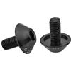 Yosoo Health Gear Viti Portaborraccia Bici Da Corsa - Bulloni Esagonali M5 X 12mm Per Bicicletta - 2 Pezzi Nero