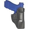 VlaMiTex IWB Fondina in Pelle per Glock 17 19 22 23 25 26 27 31 32 33 34 37 (IWB 4 - Mod. 17/22 / 31)