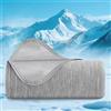 Uplayteck Coperta Estiva Fresca, Coperta Rinfrescante in Fibra di Bambù Morbido e Traspirante, Giapponese Arc-Chill Q-Max>0.36, Bifacciale Cooling Blanket per Letti, Divani e Viaggi (150x200cm)