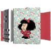 Grafoplás Grafoplas - Classificatore scolastico Mafalda Pigiama, 12 posizioni, cartone plastificato morbido al tatto, formato foglio, 35 x 26 x 2 cm, certificato FSC, perfetto per classificare il tuo materiale