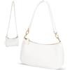 JABNOW Borsa tracolla Donna Piccola con 3 Scomparti Capienti, PU Pelle Messenger Crossbody Bag Borsa Marsupio Donna, Borsa a Spalla con Tracolla Regolabile Sera Pochette Viaggio Sacchetto Borsello Borsa Mano