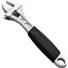 Jetech chiave regolabile da 8 pollici con impugnatura morbida - spanner professionale con apertura a calibro largo