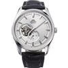 Orient Contemporary Small Seconds Semi Skeleton - Orologio Uomo Automatico a Carica Manuale Casual Cinturino In Pelle Nero Cassa In Acciaio Quadrante Bianco - RA-AR0004S30B RA-AR0004S