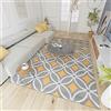 Mazovia Tappeto Salotto Moderne e Classico Pelo Corto - Tappeti Soggiorno Turchi Originali - Tappeti Camera da Letto - Tappeti Salotto Grandi Dimensioni - Grigio Giallo 120 x 170 cm