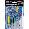 Abu Garcia Acqua dolce Mix 3 - Assortimento di esche Premium per la pesca alla trota e al pesce persico - Include spinner, cucchiai e esche morbide, la pesca in acqua dolce, assortito e variegato