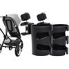 ZDL Portabicchieri per Passeggino,2 pezzi Stroller Cup Holder,Porta Borraccia Bici,Porta Biberon Sedia a Rotelle,Porta Caffè porta Tazze,per Bicicletta,Trolley,Mountain Bike