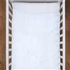 Baby Comfort Set di biancheria da letto con copripiumino e federe per bambini, 4 pezzi, 135 x 100 cm, colore: bianco