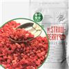 ZINGY ZOO Pezzi di Fragole Liofilizzate Senza Zucchero | 100% Naturale Frutta Liofilizzata | Freeze Dried Fruit Strawberry Frutti di Bosco Disidratati | Fruti Rossi Disidratati | Fragola Secche ZingyZoo