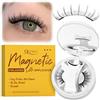 QUEWEL ciglia magnetiche riutilizzabili con applicatore, ciglia magnetiche morbide e comode, facili da indossare, migliore vestibilità della forma degli occhi (NZ-C)