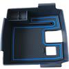 Z.MYUKI 【5 colori】Corolla Bracciolo Vassoio Organizer per Toyota Corolla E210 | Cross | Touring Sports | Hybrid 2019-2023 2024 Accessori Originali Console Centrale Scatola Portaoggetti (Blu)