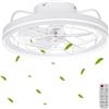 AIGOSTAR VENTILATORE DA SOFFITTO CON LUCE LED REGOLABILE DIMMERABILE TELECOMANDO