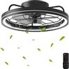AIGOSTAR VENTILATORE DA SOFFITTO CON LUCE LED REGOLABILE DIMMERABILE TELECOMANDO