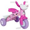 CARTOON Triciclo primipassi Minnie Disney bici a tre ruote per bambini da 1 a 3 anni triciclo con pedali e cestino portagiochi