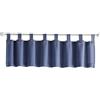 Elrene Home Fashions - Mantovana per finestra con bottoni, colore: Blu