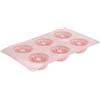 Dr. Oetker Stampo da forno per ciambelle, dolci, tortine, 6 impronte, resistente da -40 °C a +200 °C, stampo per torte in silicone con proprietà antiaderenti, dimensioni 30x17,5x4,5 cm