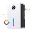 Olubfdh Deumidificatore Casa 2800 ml,Deumidificatore Portatile Silenzioso con purificazione aria,Deumidificatore Elettrico Per Camera da Letto,Bagno,Armadio,3 modalità di funzionamento, display digitale