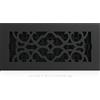 Decor Grates AC410-BLK Registro Pavimento, Ghisa Nera, 4 x 10