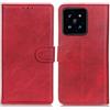 GOKEN Cover Libro per Xiaomi 14T Pro 5G - Custodia Magnetica Flip in Pelle Sintetica con Interno in Silicone, Antiurto, Portafoglio Integrato, Stile Classico -Rosso
