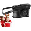 Fmzrbnih Piccola Telecamera Retro: Fotocamere Vintage Portatili, Tiny Vintage Camera Model Decoration | Fotocamera SLR In Miniatura Casa Bambola Multiuso, Antica Fotocamera Istantanea, Fotogra