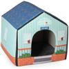 Camon Casetta Indoor Verde con Cuscino Removibile Misura 41x39x36h cm