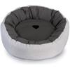 Camon Cuccia a Ciambella per Cani e Gatti Colore Grigio Misura Ø50x15h cm