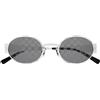 Gucci Occhiali da Sole GG1854S 002 Argento/Grigio Fumo Unisex