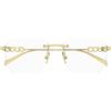 Gucci Occhiali da Vista GG1806O 002 Oro/Trasparente Donna