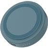 Celly, PowerBank Circle compatibile con tecnologia Magsafe con Capacità da 3000mAh, con USB-C e Ring Magnetico Incluso, Compatibile con Smartphone, Ricarica Rapida, Colore Blu Navy