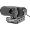 iggual - Webcam Full HD 1080p con Microfono Integrato, Fotocamera Web USB per PC con Copriobiettivo e Base Flessibile Compatibile con Treppiede, Ideale per Videocall e Streaming