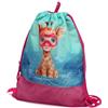Kiokids BORSA DA SPIAGGIA A RETE PER BAMBINI - FUCSIA
