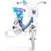 Denver Bicicletta Per Bambini 14" Disney Frozen Con 2 Freni, Cestino E Portabambola Denver 36586 - Biciclette E Tricicli