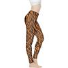 Irisjudy Tie Dye Sea Turtle Pantaloni skinny da donna, girasole Como Yoga Running Fitness Leggings, Bradipo Animal Stripe Casual Tight, Tigre a righe., L