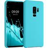 kwmobile Cover per Samsung Galaxy S9 Plus Custodia - Back Case per Smartphone in Silicone TPU - Protezione Gommata - celeste scuro
