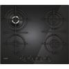 CANDY CVG6BR4WTB PIANO COTTURA DA INCASSO 60CM 4 FUOCHI A GAS GRIGLIE IN GHISA IN VETRO NERO - PROMO