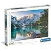 Clementoni - Puzzle 1000 Pezzi per Adulti e Ragazzi, Collection, Tema Lago di Braies, Idea Regalo Uomo e Donna Made in Italy, 70x50 cm, 39887