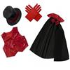 Proumhang 5 pezzi bambini mago ruolo giocare costume set,Set di accessori per costumi di Halloween per bambini e bambine(3~8 anni)