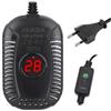 JULIAQUA Riscaldatore per acquario con indicatore di temperatura, riscaldatore per acquario regolabile, asta riscaldante per pesci, riscaldamento per tartarughe 25W / 50W / 100W / 150W (G-50W)