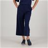 Denim & Co. Pantaloni con elastico in misto cotone