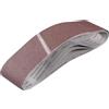 Einhell - Set di 3 nastri abrasivi originali (accessori per levigatrice a nastro, 3 nastri abrasivi per levigatrice a nastro, 100 x 914 mm, 1 P60, P80, P120)
