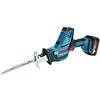 Bosch Professional 06016A5002 Sega Universale a Batteria GSA 18V-Li Compact, 2 Batterie 5.0 Ah, Caricabatterie, 3 Lame per Sega, Profondità di Taglio in Legno/Aacciaio: 200/16 mm, 0 watts, 18 volts, Multicolore