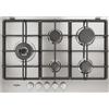 Whirlpool Piano Cottura a Gas 5 Fuochi da Incasso 75 Cm in Acciaio Inox - TGML 761 IX R