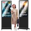 JASZDOT Monitor Pubblicitario da 55'' FHD LCD Digital Signage, Schermo Touch Screen Display Pubblicitario Riproduzione automatica, Supporto USB/HDMI/WiFi, Android OS