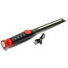 Velamp Blackman - Lampada da Lavoro Ultra Piatta Ricaricabile - LED COB 3 W, Batterie 2200 mAh, Design Slimline con Clip e Rotazione 360° - Ideale per Officina, Campeggio, Emergenze
