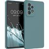 kwmobile Cover per Samsung Galaxy A53 5G Custodia - Back Case per Smartphone in Silicone TPU - Protezione Gommata - artic night