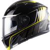 MPH CASCO RAPTOR BLACK TITANIUM YELLOW | MPH