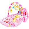 Fyrdyn Tappeto Gioco Bambini, Grande Palestrina Neonato, Palestre Tappetini Attività Con Luci E Musica, Baby Gym Play Tappetino, Palestrina Neonato Montessoris Adatto A Bambini Di 3-6-12 Mesi
