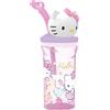 SANRIO TATAWAY Bicchiere 3D Hello Kitty 360 ml Colorato Divertente e Sicuro Bambini