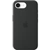 APPLE - Custodia in silicone per iPhone 16e - Nero